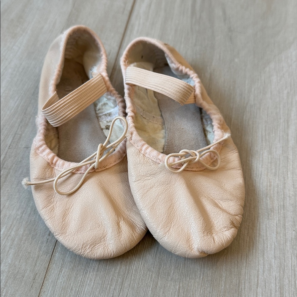 Bloch Kids Dansoft Leather Ballet Slippers/Dance Shoes - Soft Pink
